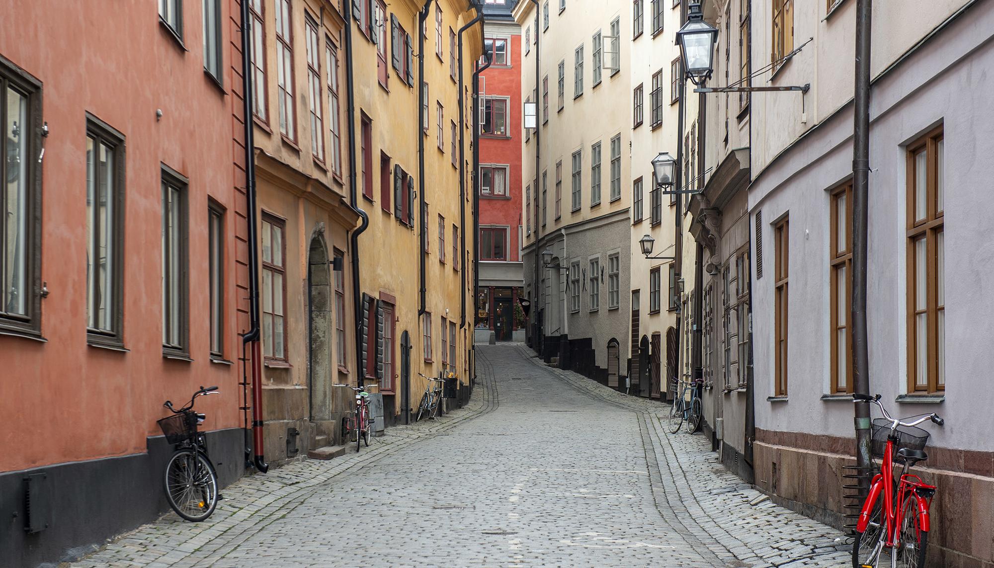 Estocolmo calle vacia